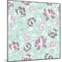 Lilac Florals Pattern-Kimberly Allen-Mounted Art Print
