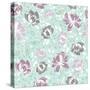 Lilac Florals Pattern-Kimberly Allen-Stretched Canvas