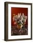 Lilac Flowers in Vase-Anna Miller-Framed Photographic Print