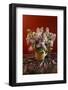 Lilac Flowers in Vase-Anna Miller-Framed Photographic Print