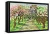 Lilac Garden-Iva Afonskaya-Framed Stretched Canvas