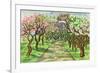 Lilac Garden-Iva Afonskaya-Framed Premium Giclee Print