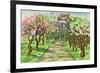 Lilac Garden-Iva Afonskaya-Framed Premium Giclee Print