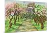 Lilac Garden-Iva Afonskaya-Mounted Premium Giclee Print