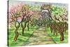 Lilac Garden-Iva Afonskaya-Stretched Canvas