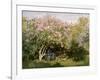 Lilac in the Sun, 1872-1873-Claude Monet-Framed Giclee Print