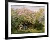 Lilac in the Sun, 1872-1873-Claude Monet-Framed Giclee Print