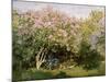 Lilac in the Sun, 1872-1873-Claude Monet-Mounted Giclee Print
