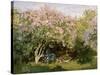 Lilac in the Sun, 1872-1873-Claude Monet-Stretched Canvas