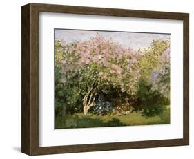 Lilac in the Sun, 1872-1873-Claude Monet-Framed Giclee Print