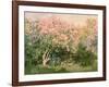 Lilac in the Sun, 1873-Claude Monet-Framed Giclee Print