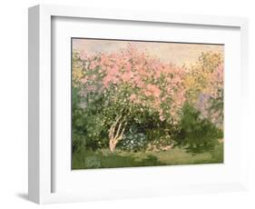 Lilac in the Sun, 1873-Claude Monet-Framed Giclee Print