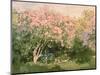 Lilac in the Sun, 1873-Claude Monet-Mounted Giclee Print