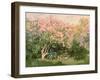 Lilac in the Sun, 1873-Claude Monet-Framed Giclee Print