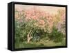 Lilac in the Sun, 1873-Claude Monet-Framed Stretched Canvas