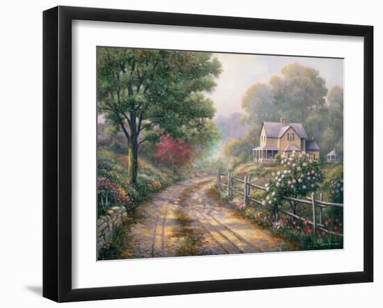 Lilac Morning-John Zaccheo-Framed Giclee Print