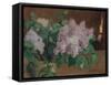 Lilac (Oil on Canvas)-Ignace Nazaire Oswald Pilloud-Framed Stretched Canvas