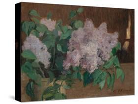Lilac (Oil on Canvas)-Ignace Nazaire Oswald Pilloud-Stretched Canvas