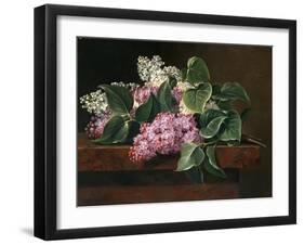 Lilac on a Ledge-Johan Laurentz Jensen-Framed Giclee Print