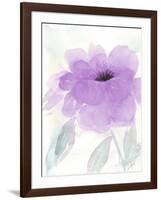 Lilac Peony I-Beverly Dyer-Framed Art Print