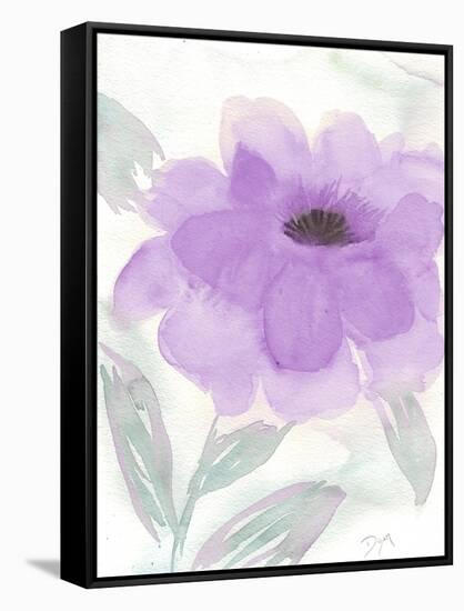 Lilac Peony II-Beverly Dyer-Framed Stretched Canvas