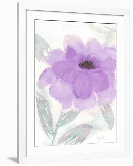 Lilac Peony II-Beverly Dyer-Framed Art Print