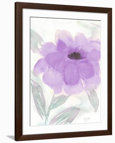 Lilac Peony II-Beverly Dyer-Framed Art Print