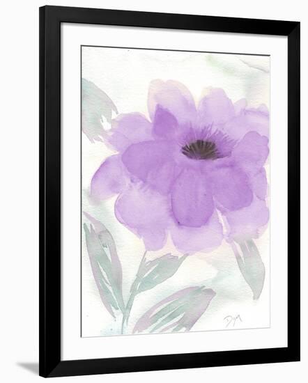 Lilac Peony II-Beverly Dyer-Framed Art Print