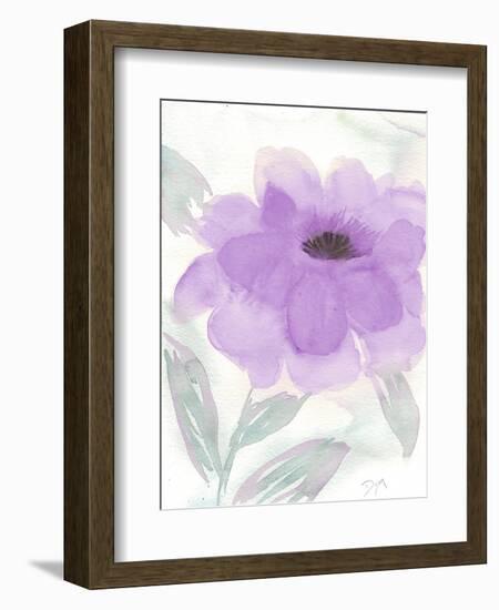 Lilac Peony II-Beverly Dyer-Framed Art Print