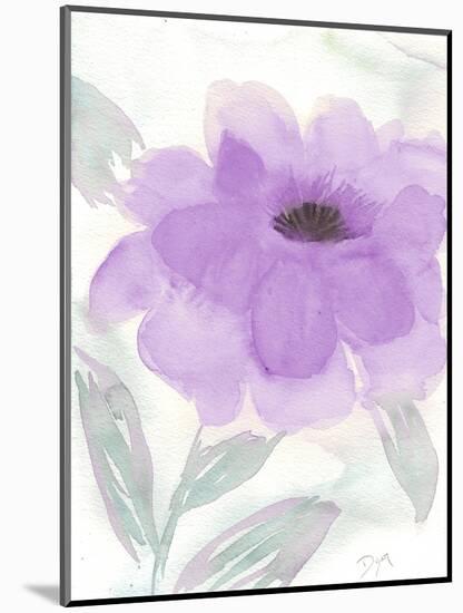 Lilac Peony II-Beverly Dyer-Mounted Art Print