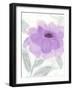 Lilac Peony II-Beverly Dyer-Framed Art Print