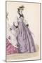 Lilac Skirt Early 1860S-null-Mounted Art Print