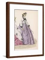 Lilac Skirt Early 1860S-null-Framed Art Print