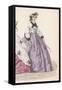 Lilac Skirt Early 1860S-null-Framed Stretched Canvas