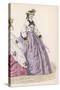 Lilac Skirt Early 1860S-null-Stretched Canvas