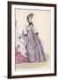 Lilac Skirt Early 1860S-null-Framed Art Print
