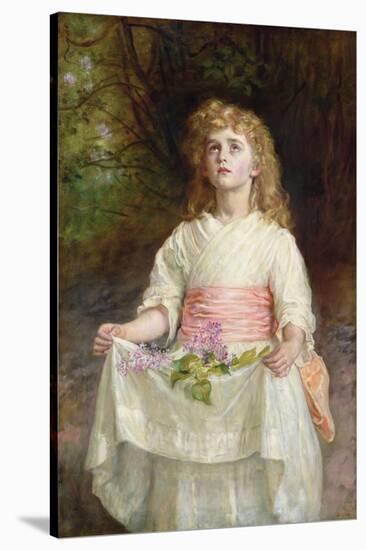 Lilacs, 1885-John Everett Millais-Stretched Canvas