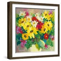 Lilacs and Daisies-Parastoo Ganjei-Framed Giclee Print