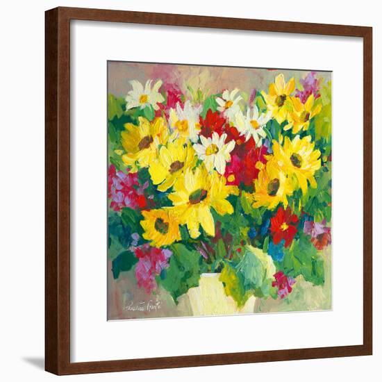 Lilacs and Daisies-Parastoo Ganjei-Framed Giclee Print