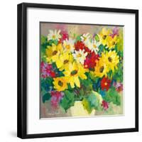 Lilacs and Daisies-Parastoo Ganjei-Framed Giclee Print