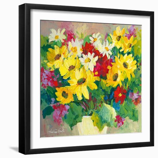 Lilacs and Daisies-Parastoo Ganjei-Framed Giclee Print