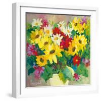 Lilacs and Daisies-Parastoo Ganjei-Framed Giclee Print