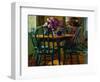 Lilacs and Green Chairs-Pam Ingalls-Framed Giclee Print