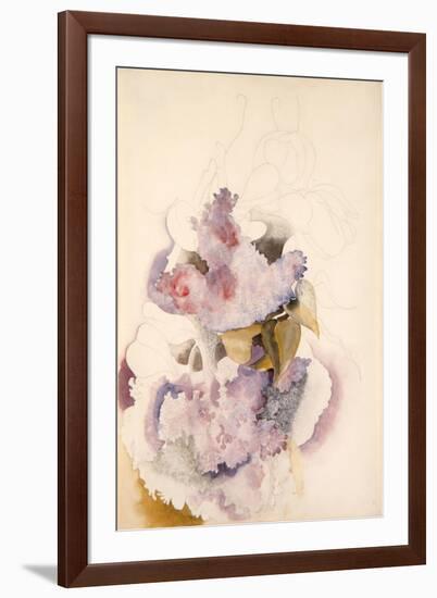 Lilacs, C.1917 (W/C on Paper)-Charles Demuth-Framed Giclee Print