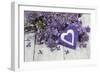 Lilacs, Flowers, Purple, Violet, Heart-Andrea Haase-Framed Photographic Print