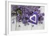 Lilacs, Flowers, Purple, Violet, Heart-Andrea Haase-Framed Photographic Print