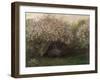 Lilacs, Grey Weather, c.1872-73-Claude Monet-Framed Giclee Print