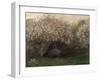 Lilacs, Grey Weather, c.1872-73-Claude Monet-Framed Giclee Print