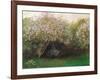 Lilacs. Grey Weather-Claude Monet-Framed Art Print