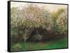 Lilacs. Grey Weather-Claude Monet-Framed Stretched Canvas